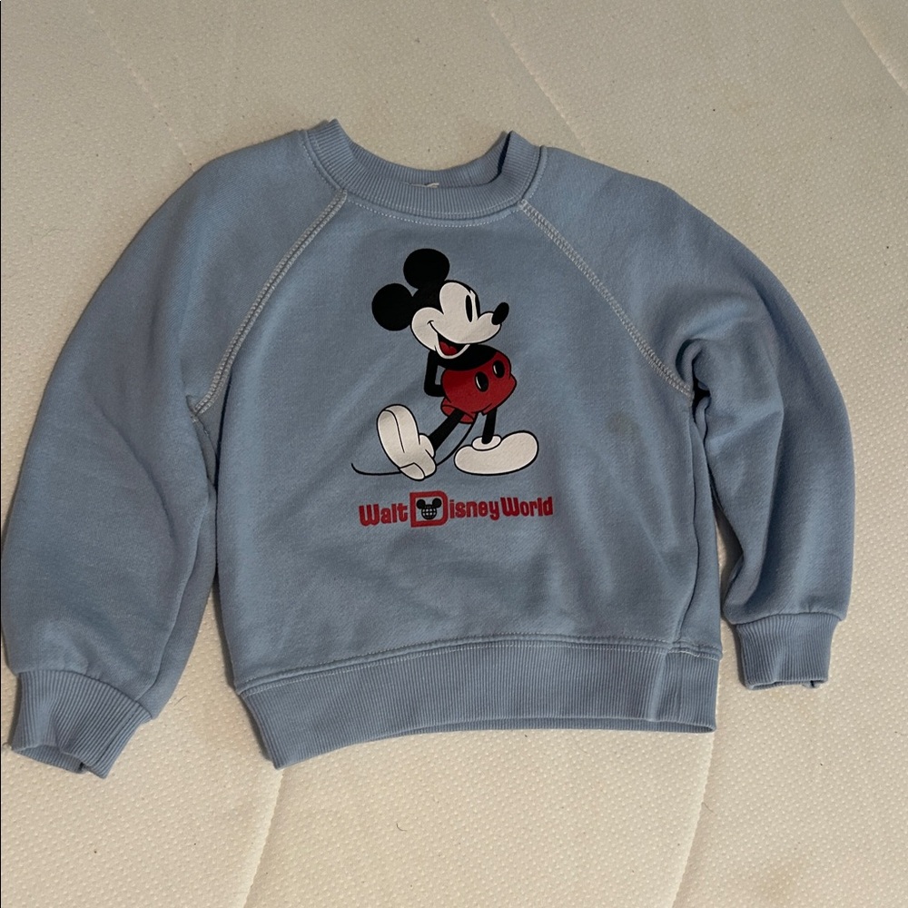 Disney Mickey Mouse Light Blue Pullover